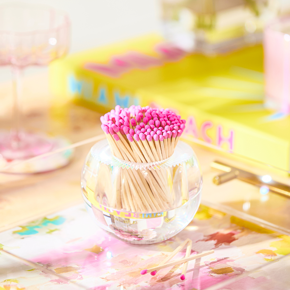 Round Match Striker - Hot Pink Matches