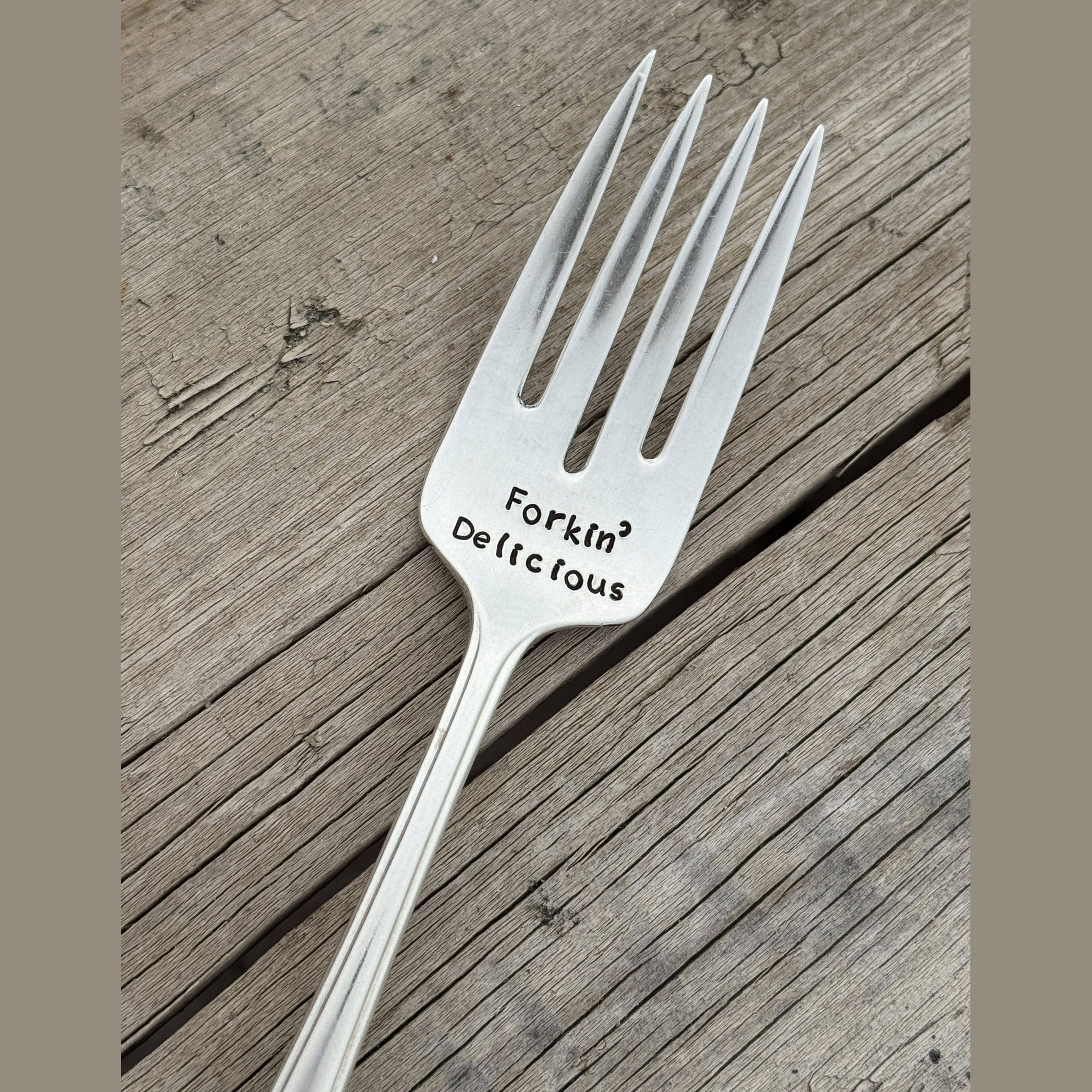 Forkin' Delicious - serving fork