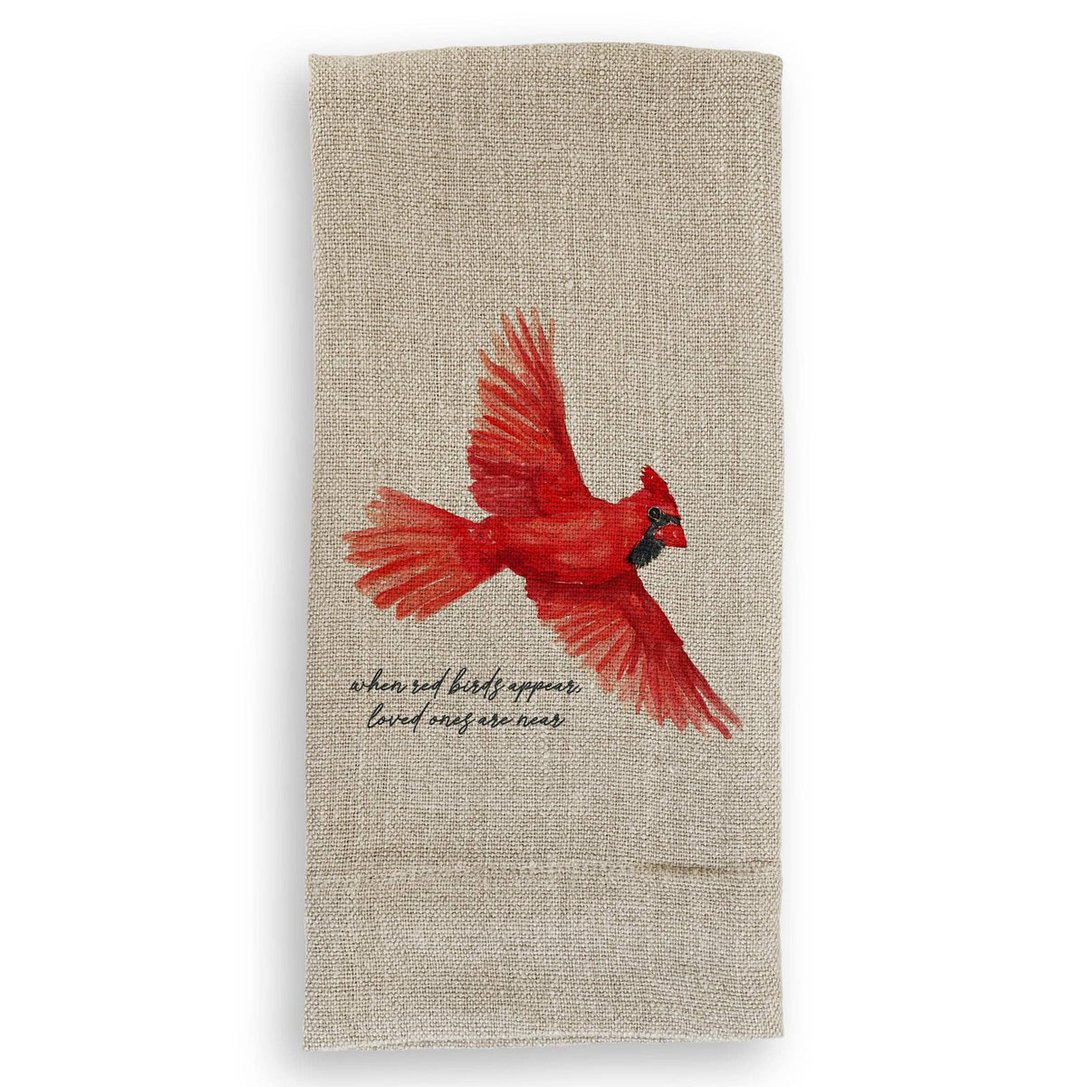 Flying Cardinal Kitchen Towel