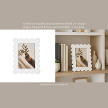 Load image into Gallery viewer, Photo Frame - Resin with Decorative Scalloped Edge