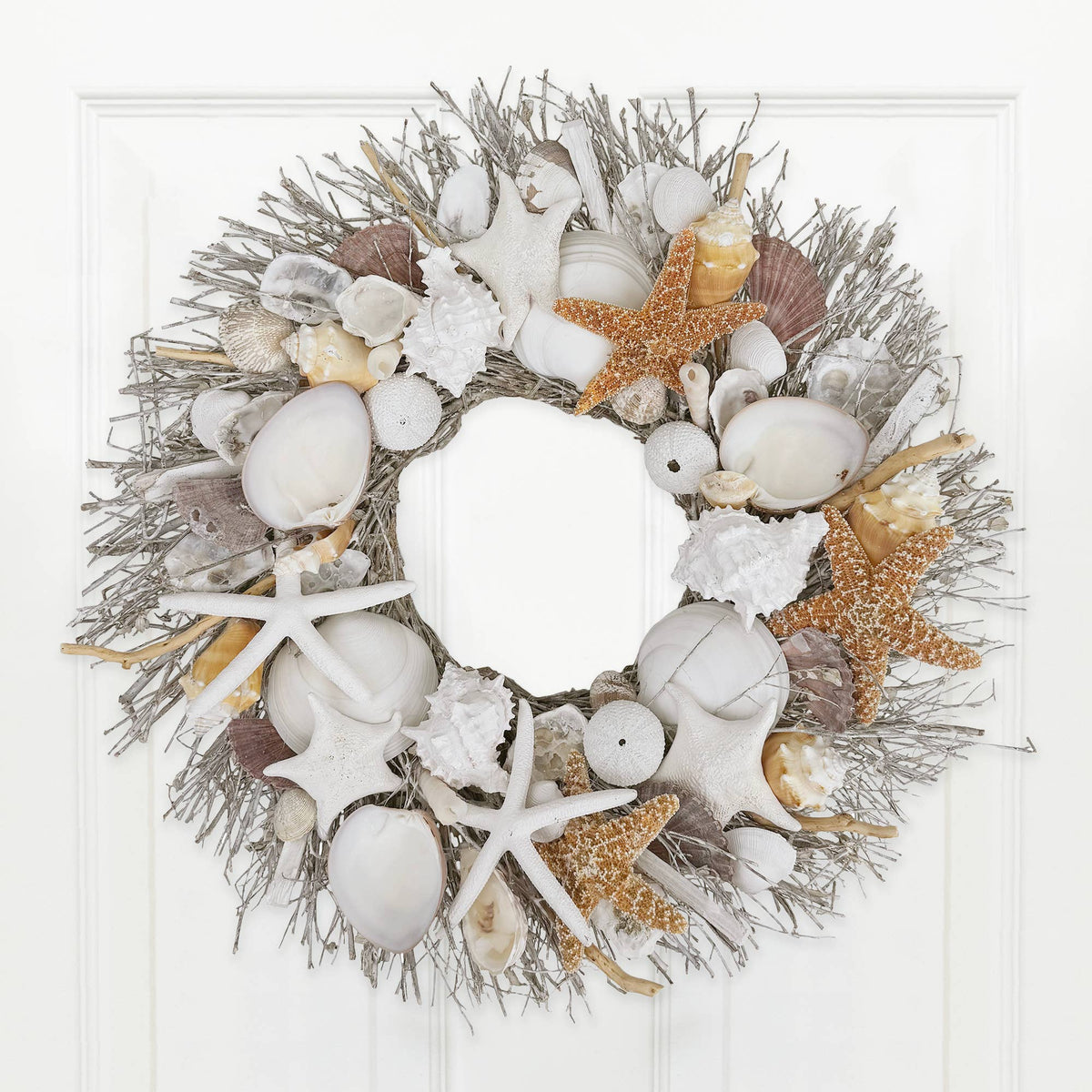 Harbor Shore Seashell Wreath