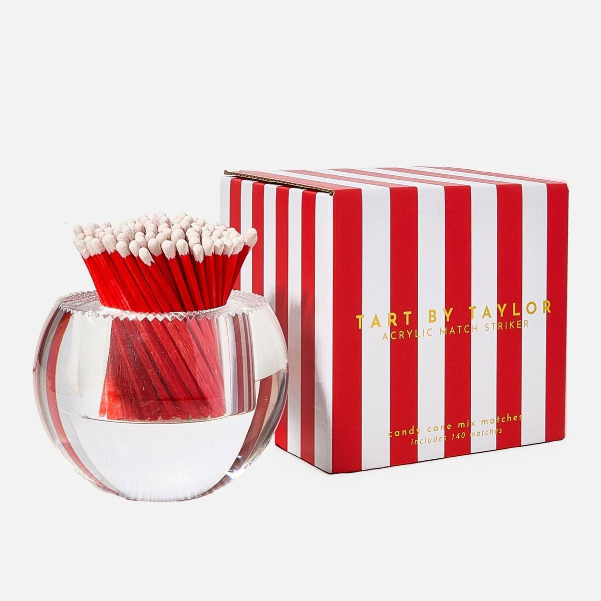 Round Match Striker - Candy Cane Matches