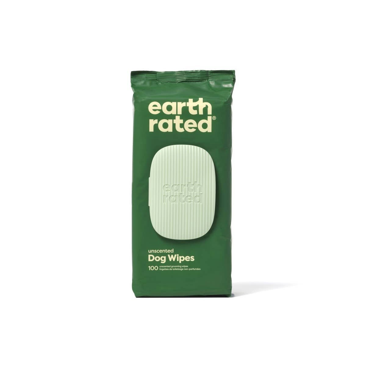Earth Rated Unscented Dog Grooming Wipes 100ct