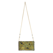 Load image into Gallery viewer, Olive Branch Beaded and Embroidered Crossbody Phone Bag