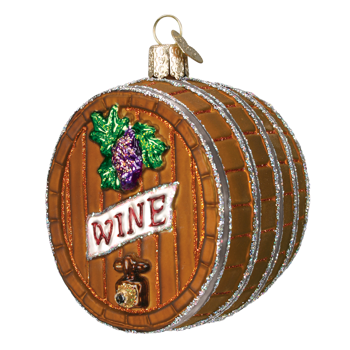 Wine Barrel Ornament