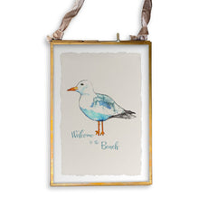 Load image into Gallery viewer, Seagull with Welcome to the Beach