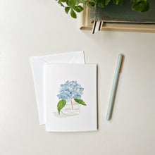 Load image into Gallery viewer, Set of 8 Hydrangea Notecards