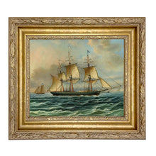 Load image into Gallery viewer, Baltimore Clipper Architect Vintage Painting Print
