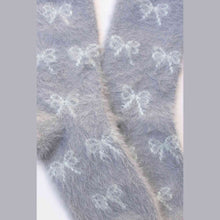 Load image into Gallery viewer, Fluffy Bow Knit Socks