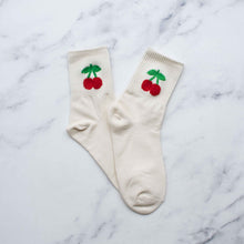 Load image into Gallery viewer, Women's Big Cherry Socks