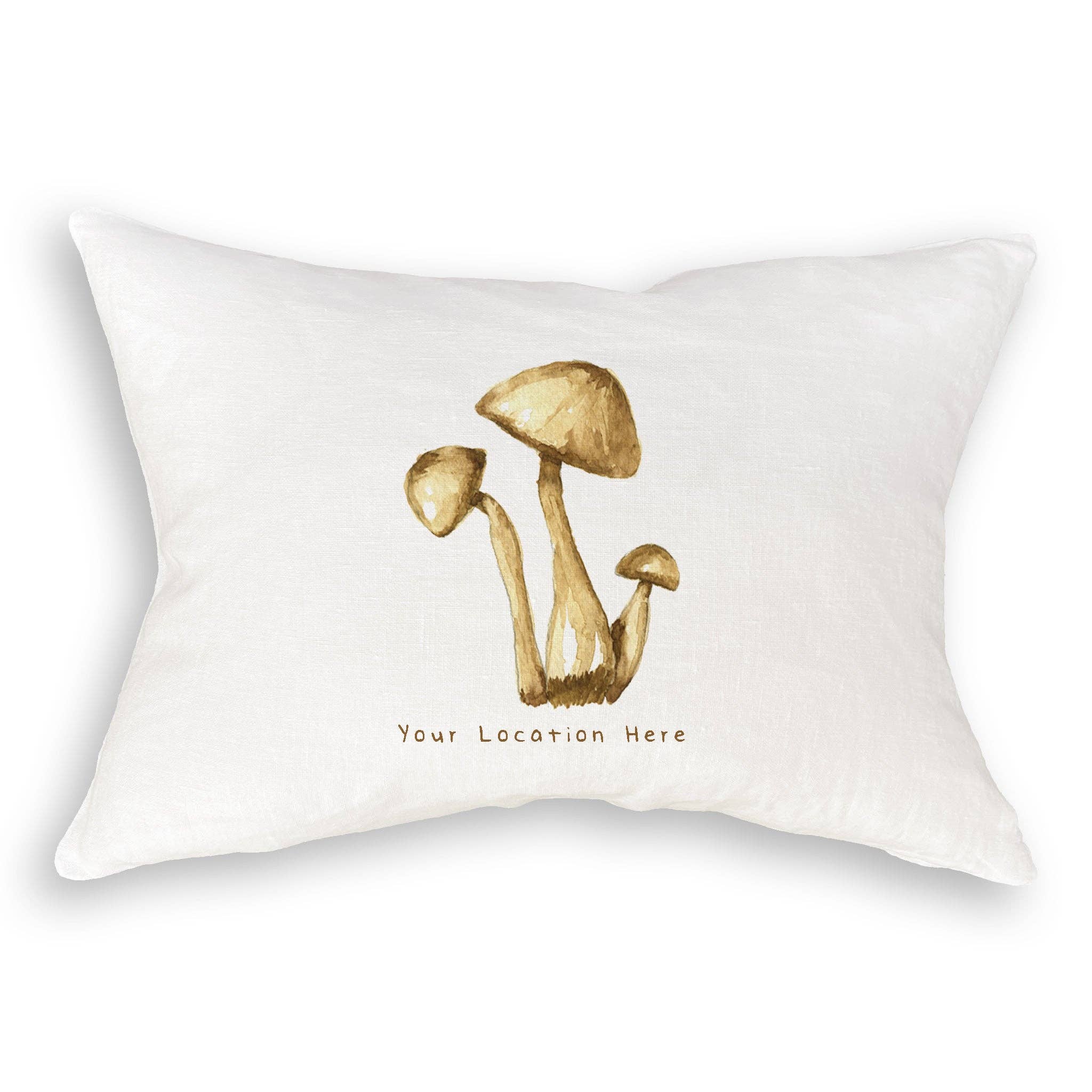 Three Mushrooms with Location
