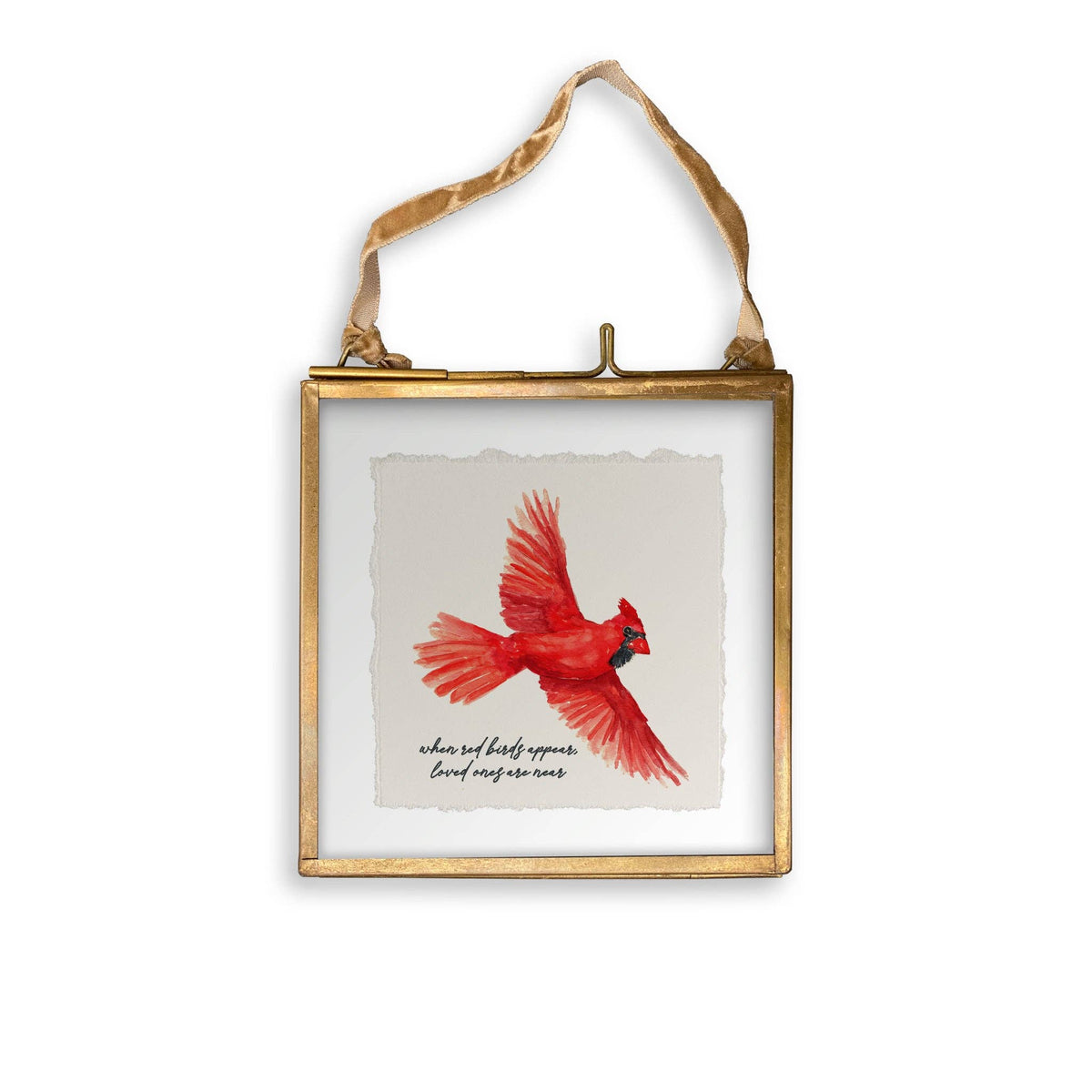 Flying Cardinal Kitchen Towel