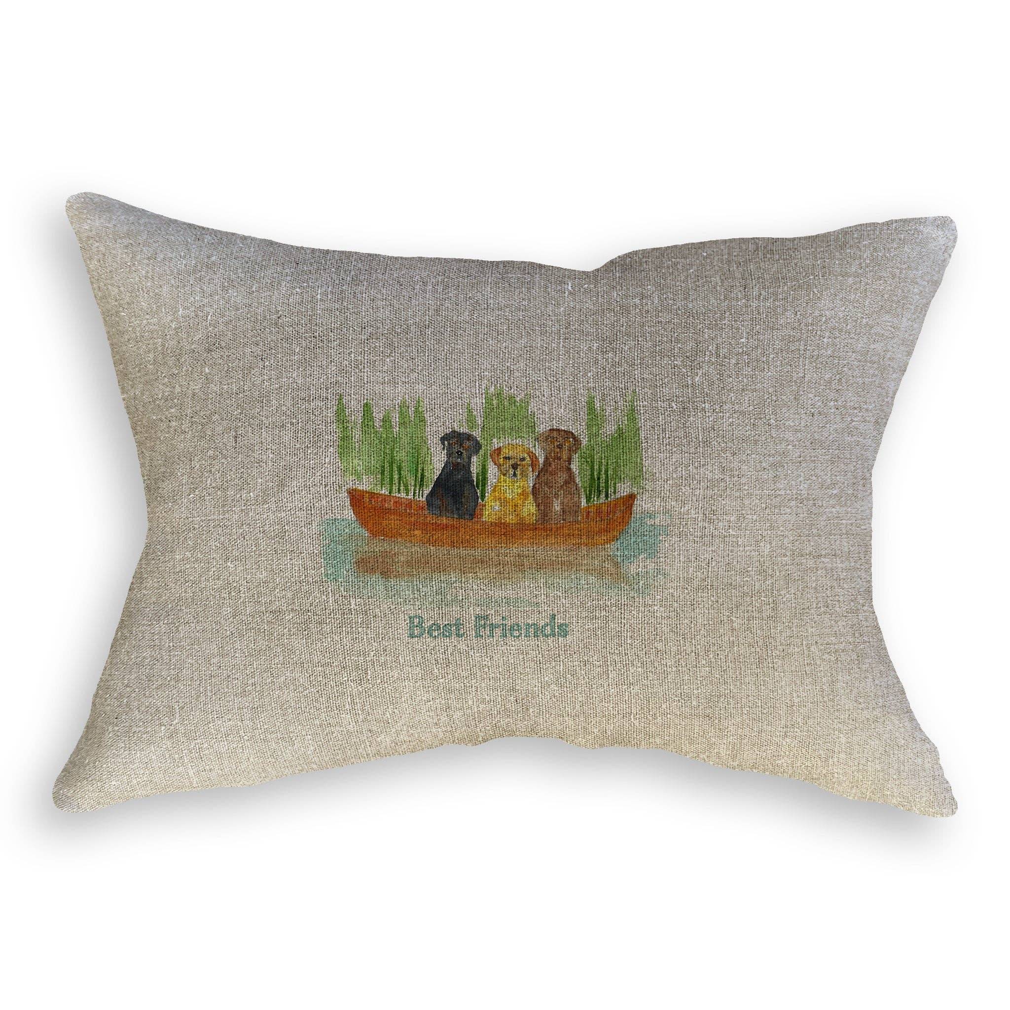 Labs In a Boat Hand Towel