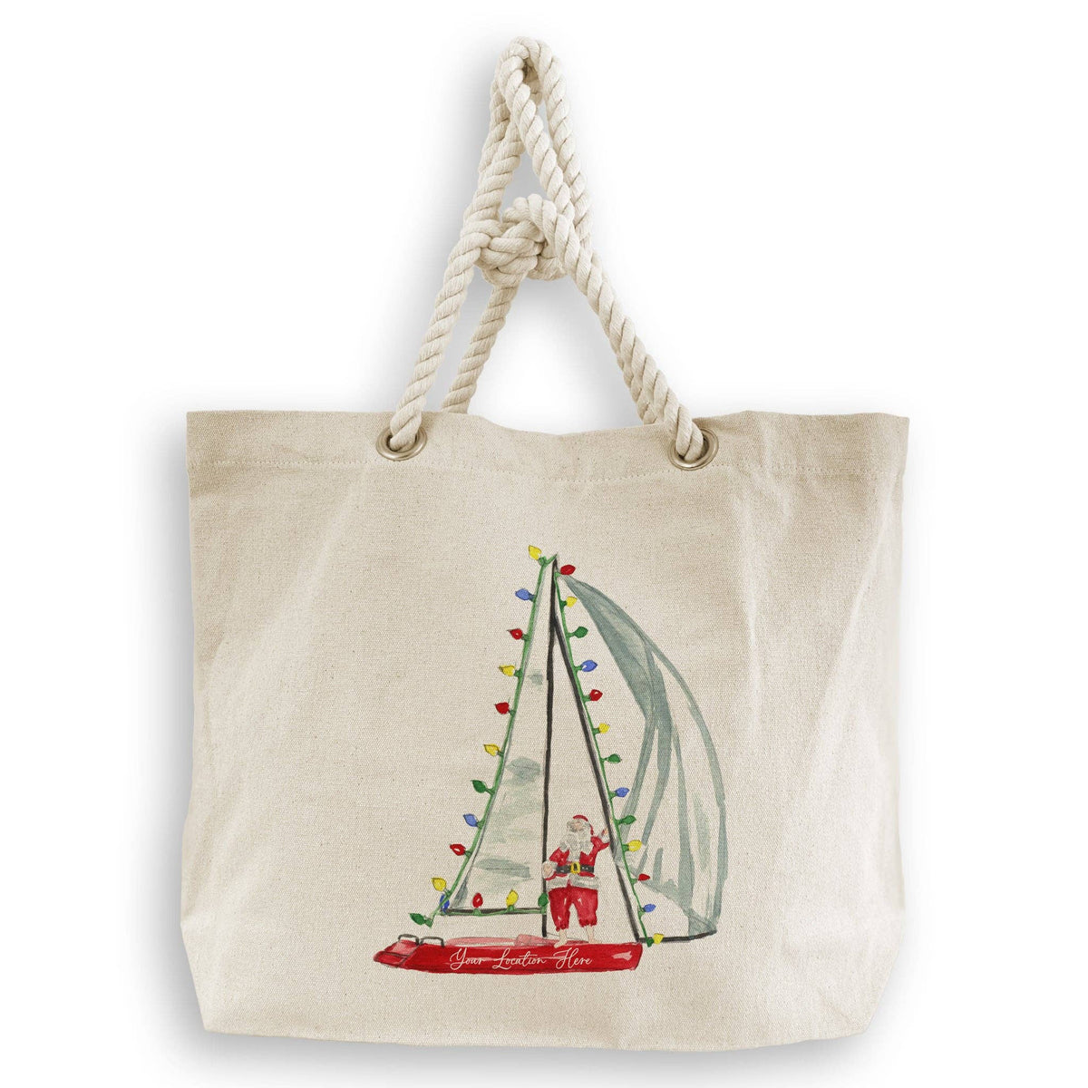 Sailing Santa Kitchen Towel