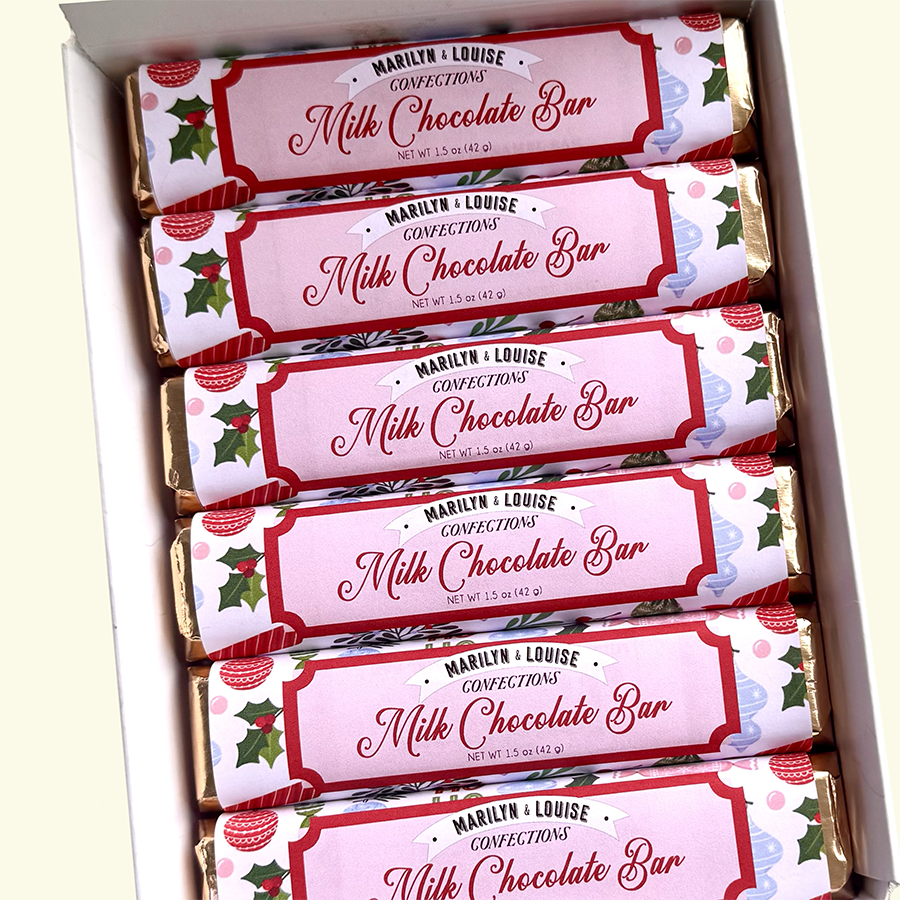 Holiday Milk Chocolate Bars 24ct