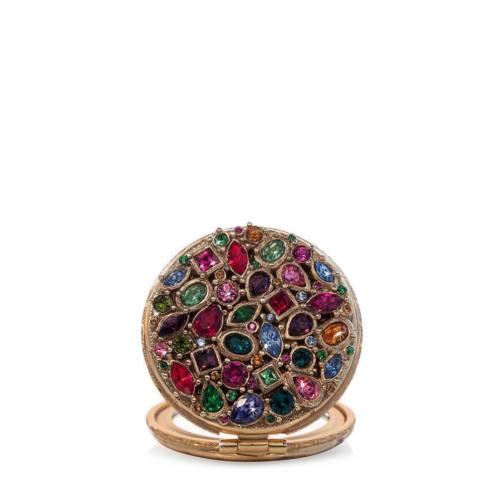 Helena Round Jeweled Compact