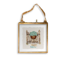 Load image into Gallery viewer, Gate with Hydrangea Basket