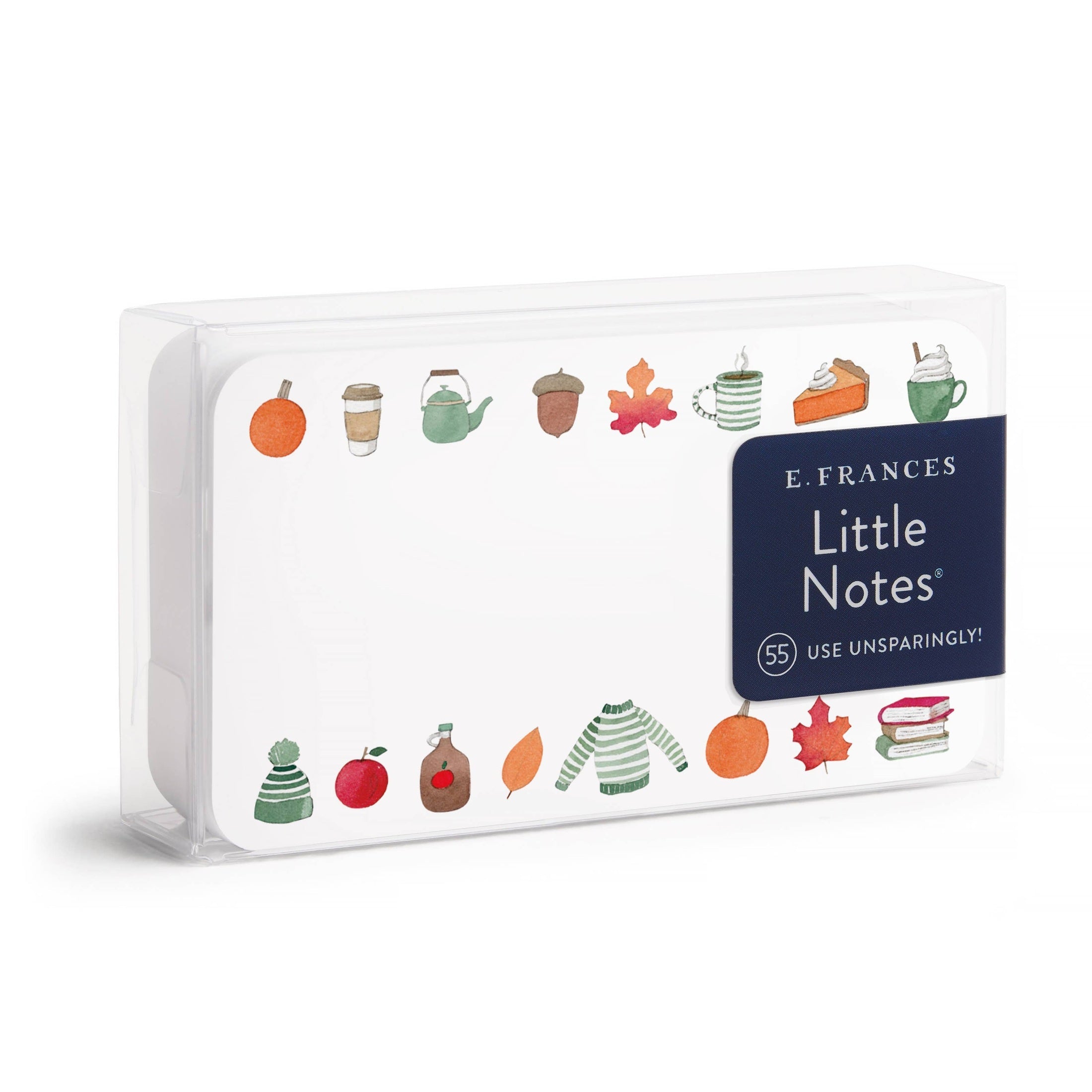 Crisp & Cozy Little Notes® – Mini Notecard Pack, Set of 55