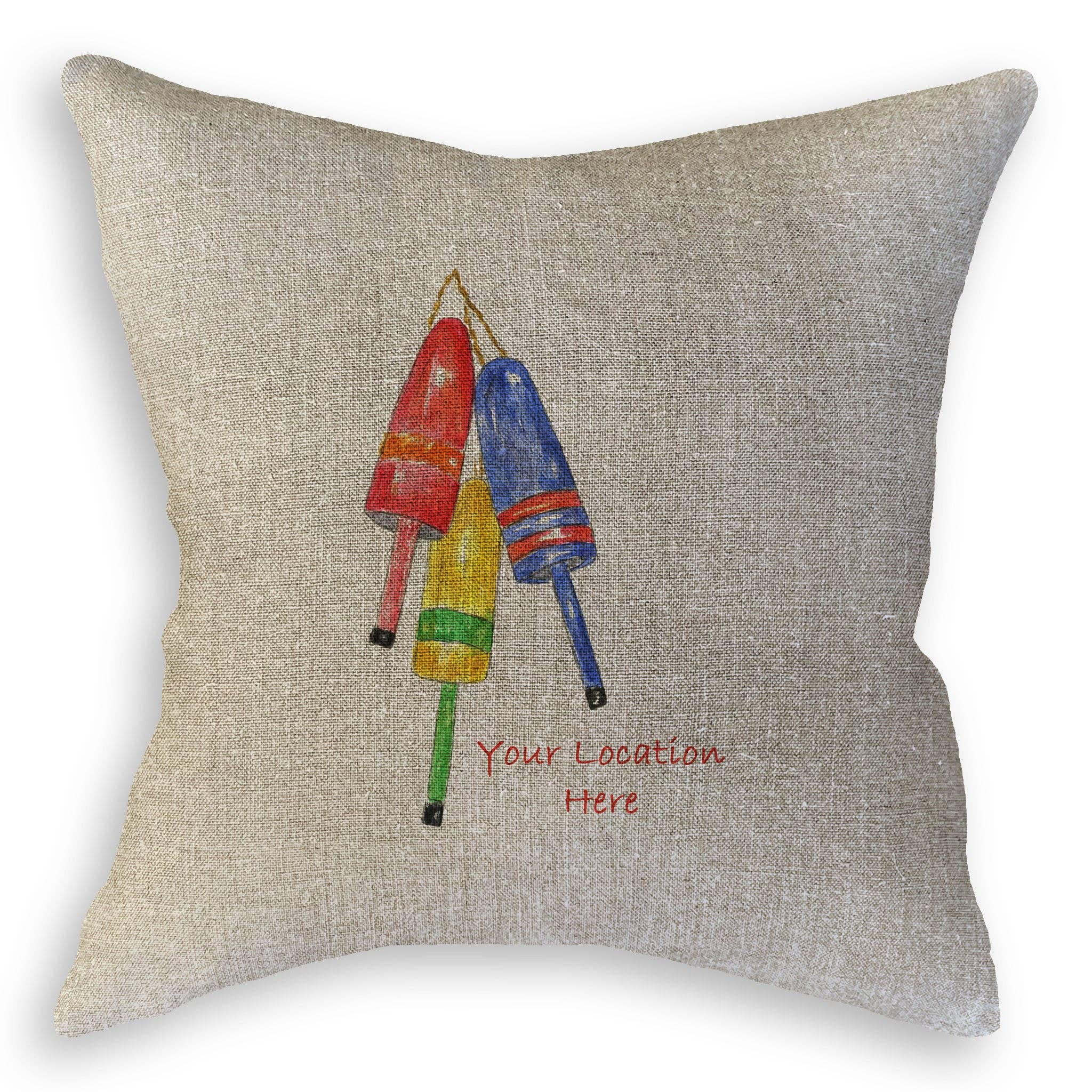 Colorful Buoys with Location