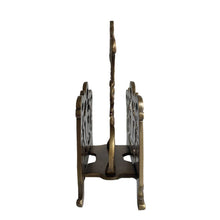 Load image into Gallery viewer, Antiqued Brass Napkin | Letter Holder | 5” | Home Accents