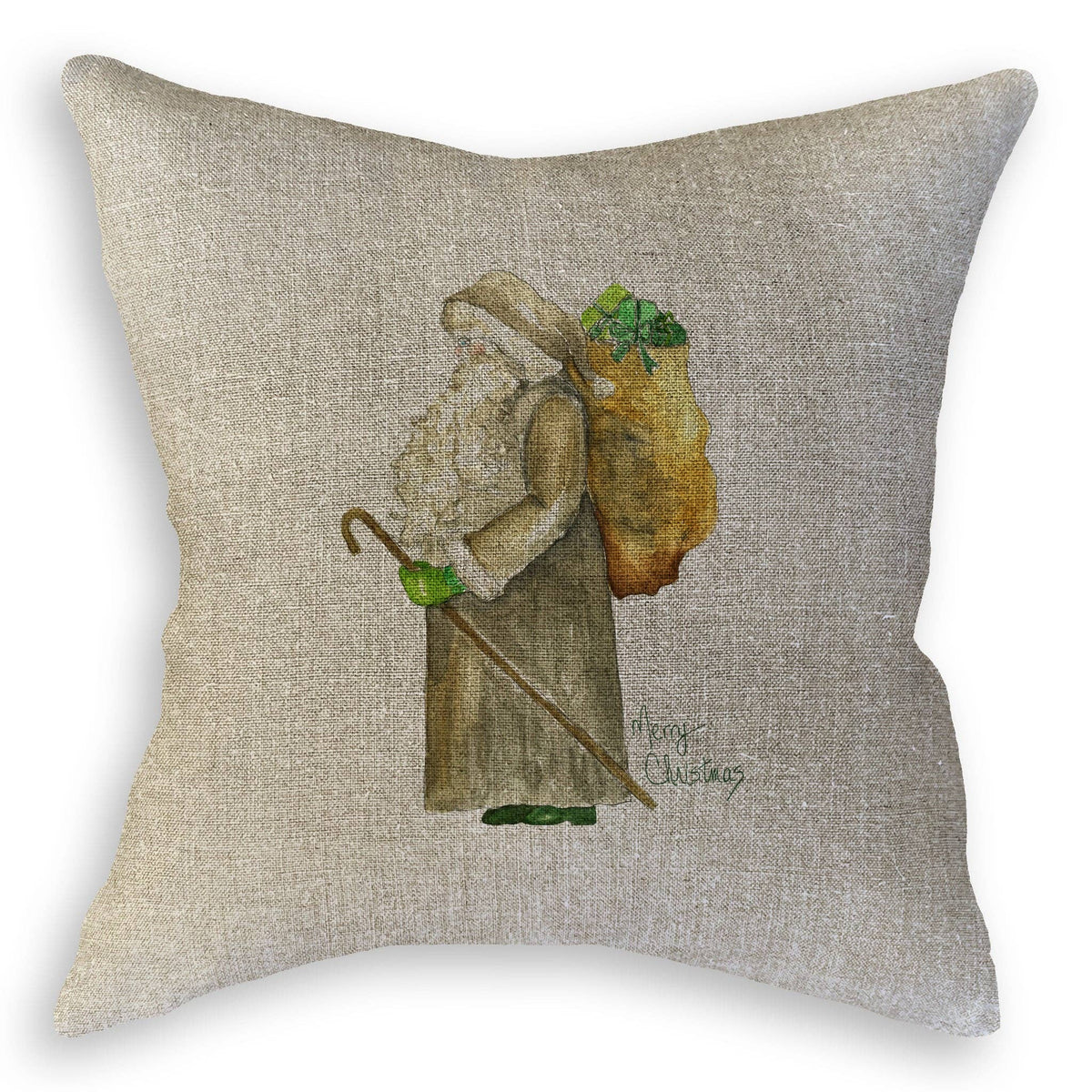 Grey Santa Kitchen Towel