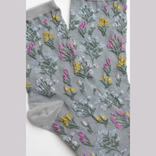 Load image into Gallery viewer, Midnight Wildflower Socks