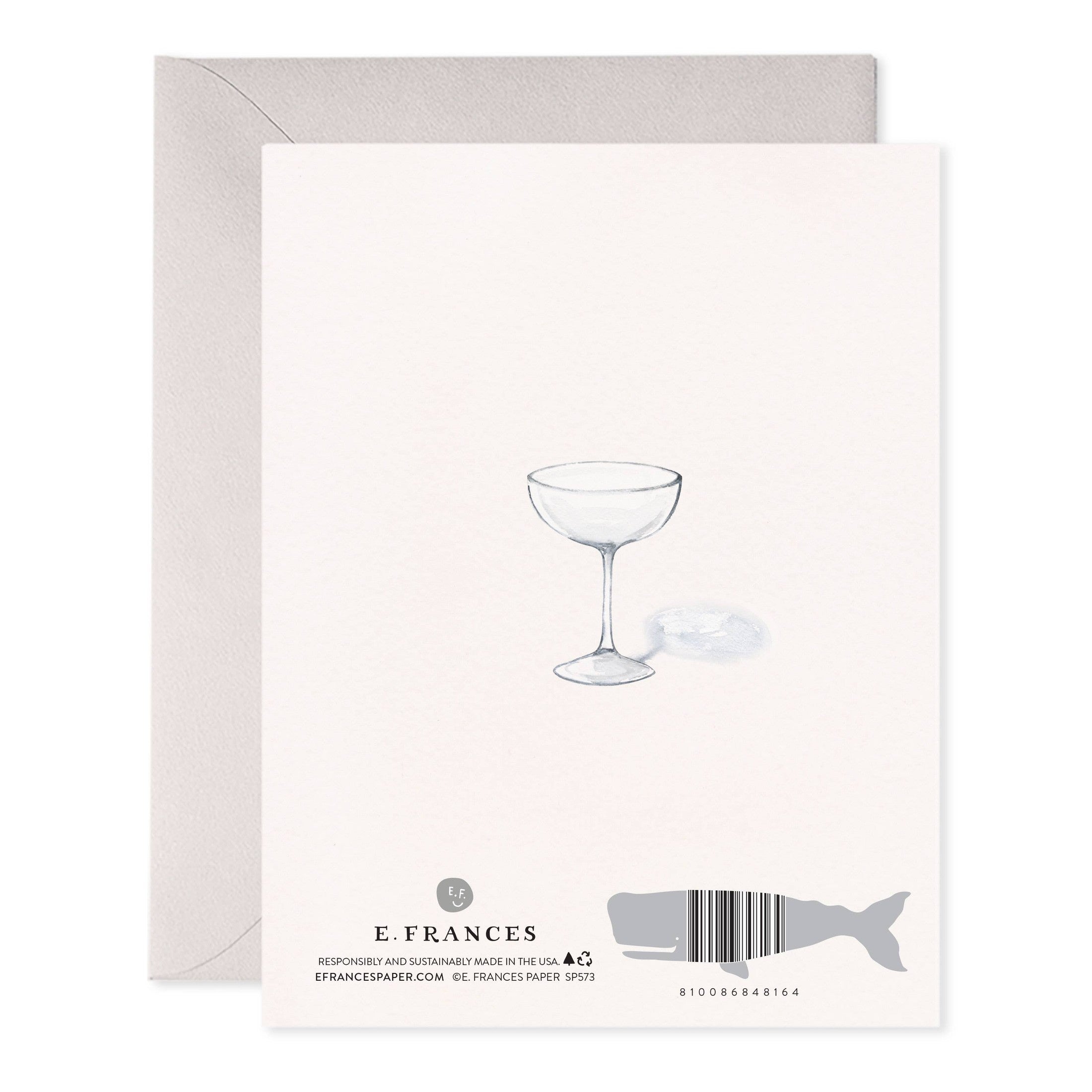 Champagne Tower Greeting Card