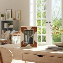 Load image into Gallery viewer, Wood Cascading Design Picture Frame - White, 4x6 in.