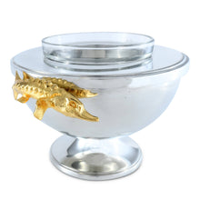 Load image into Gallery viewer, Gold Sturgeon Caviar Server