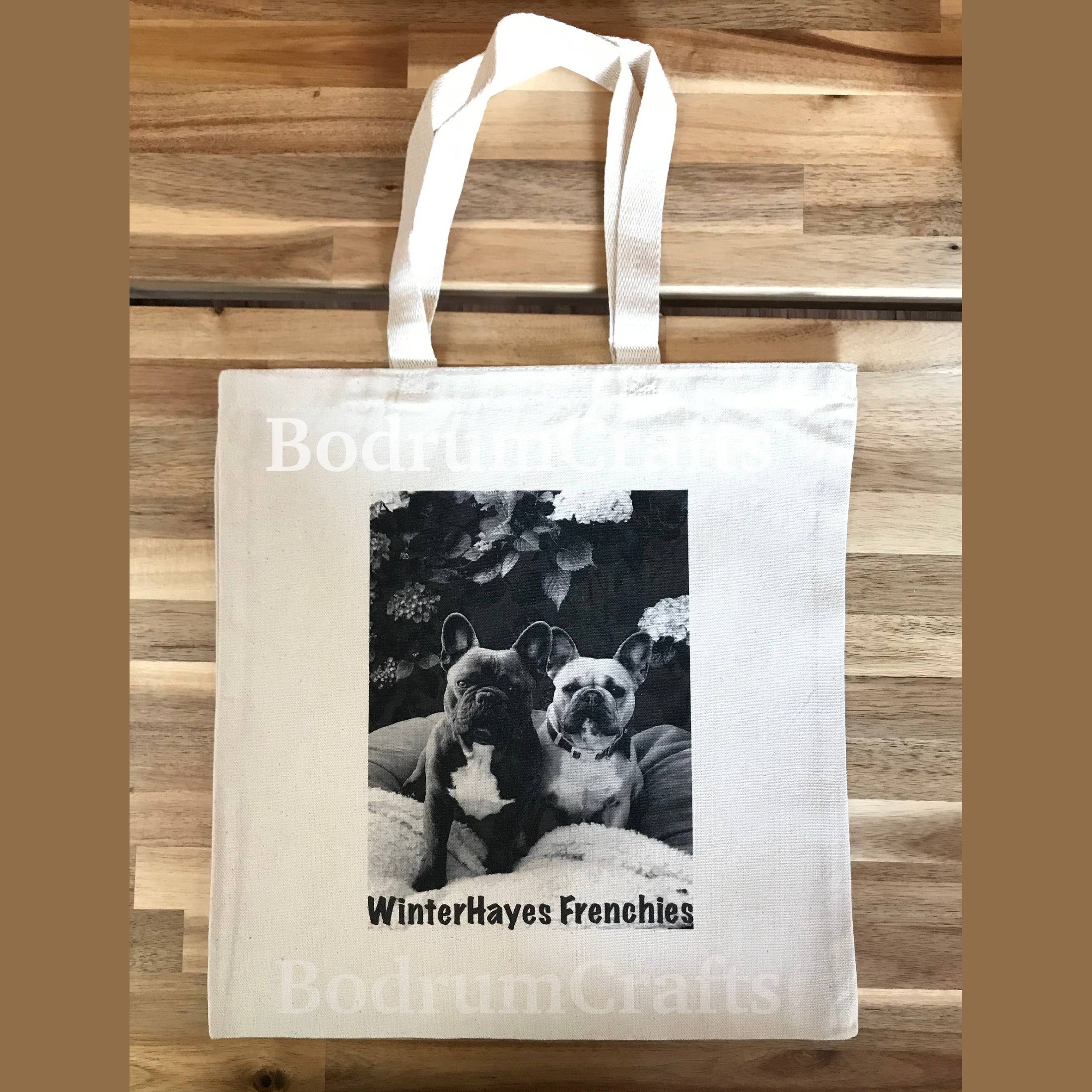 Custom Printed Heavy Canvas Tote Bags, Personalized Bags