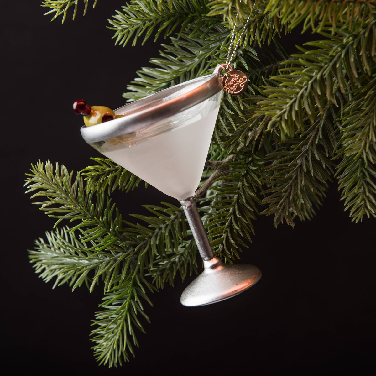 Cocktail Christmas Ornament - Multipack: 28 units, 7 designs