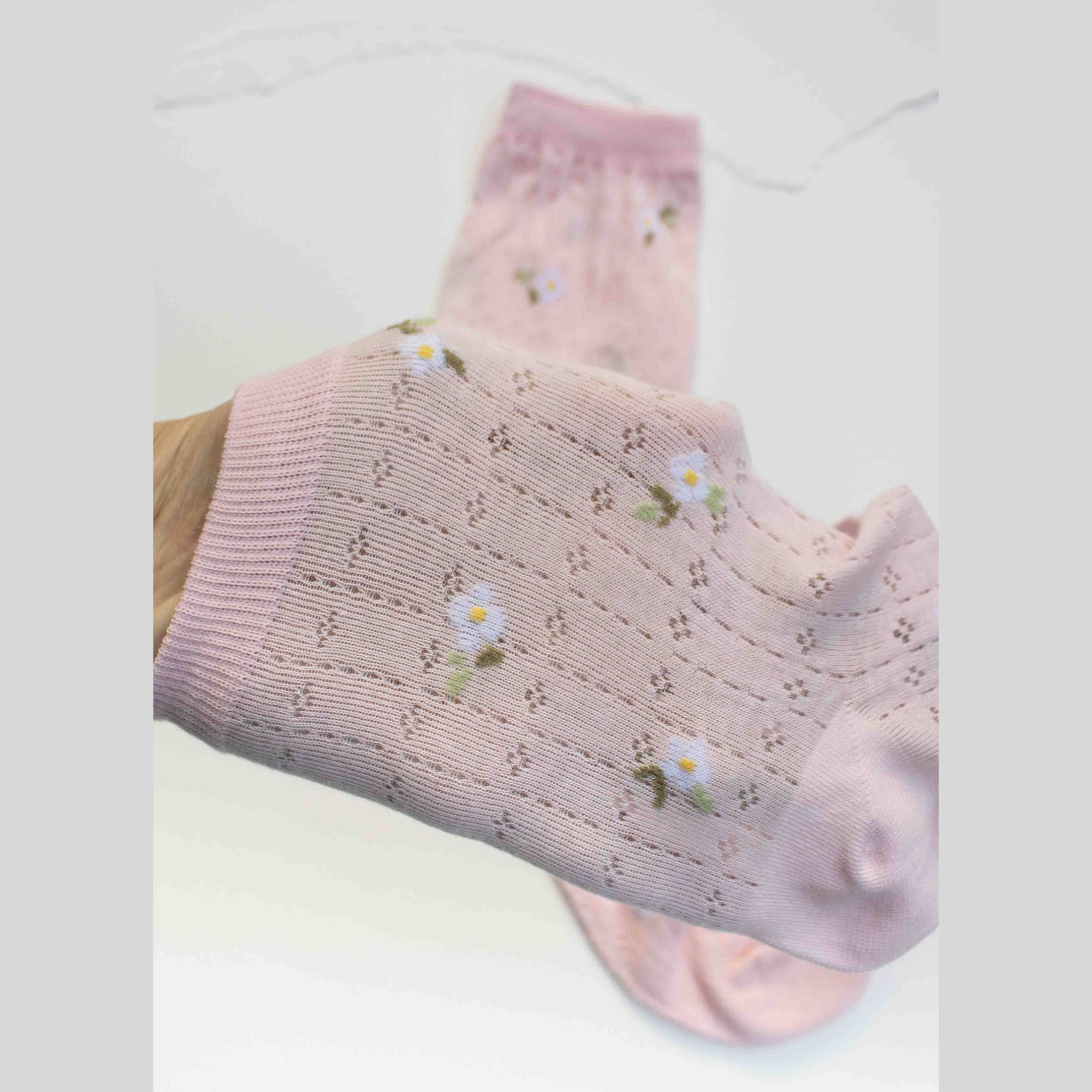 Mini Floral Cotton Socks