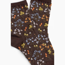 Load image into Gallery viewer, Midnight Wildflower Socks