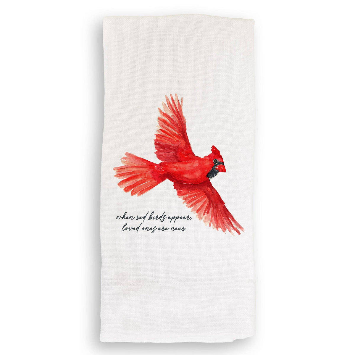 Flying Cardinal Kitchen Towel