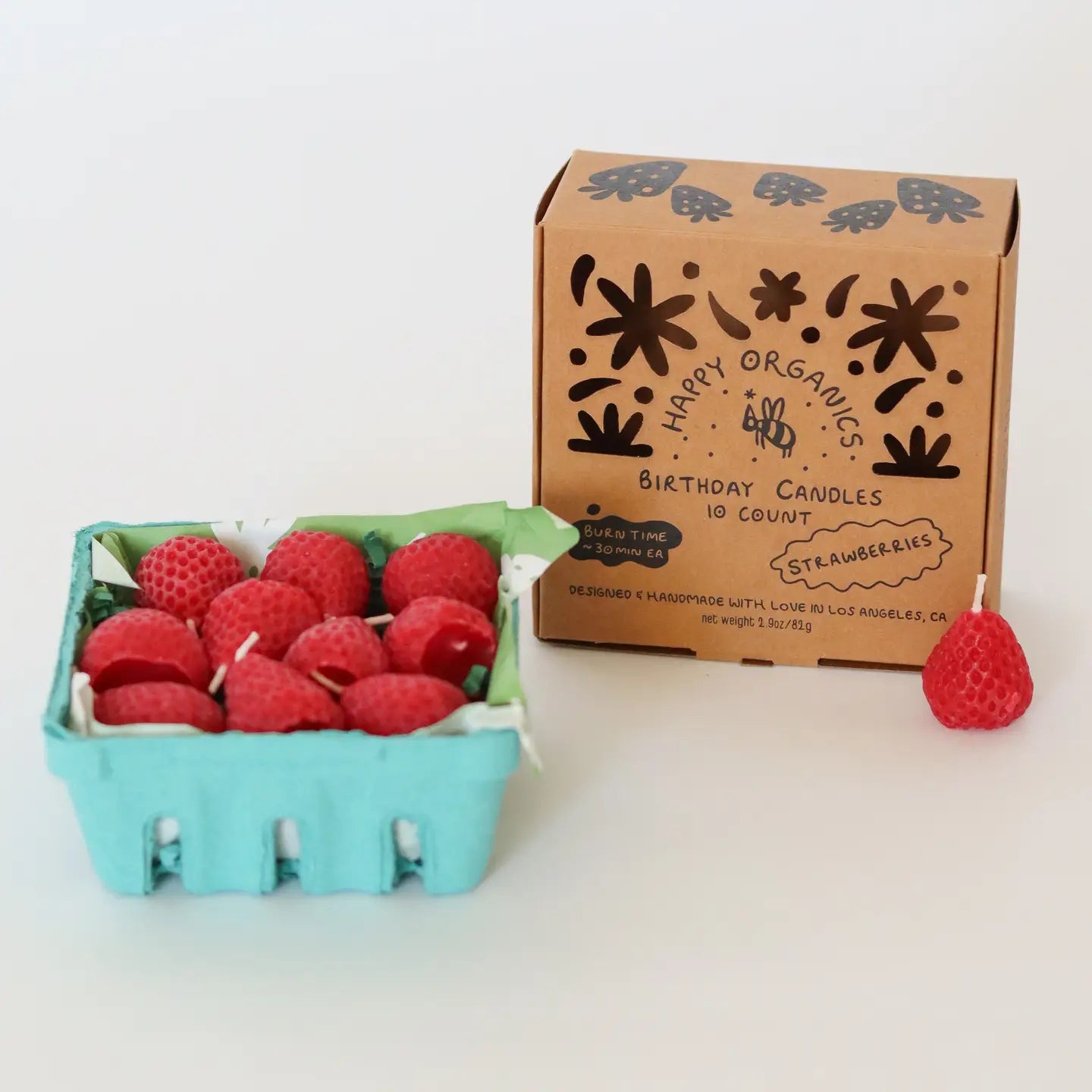 Beeswax Birthday Candles