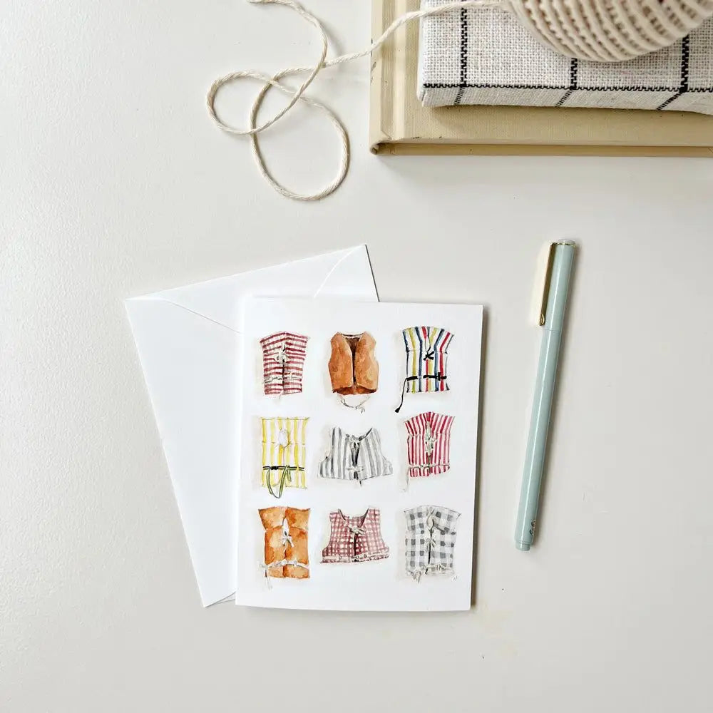 Set of 8 Boat Notecards