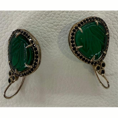 Green Stone Earrings