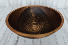 Load image into Gallery viewer, 15 Inch Dark Walnut Serving Bowl
