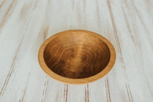 Load image into Gallery viewer, 7 Inch Light Walnut Salad Bowl
