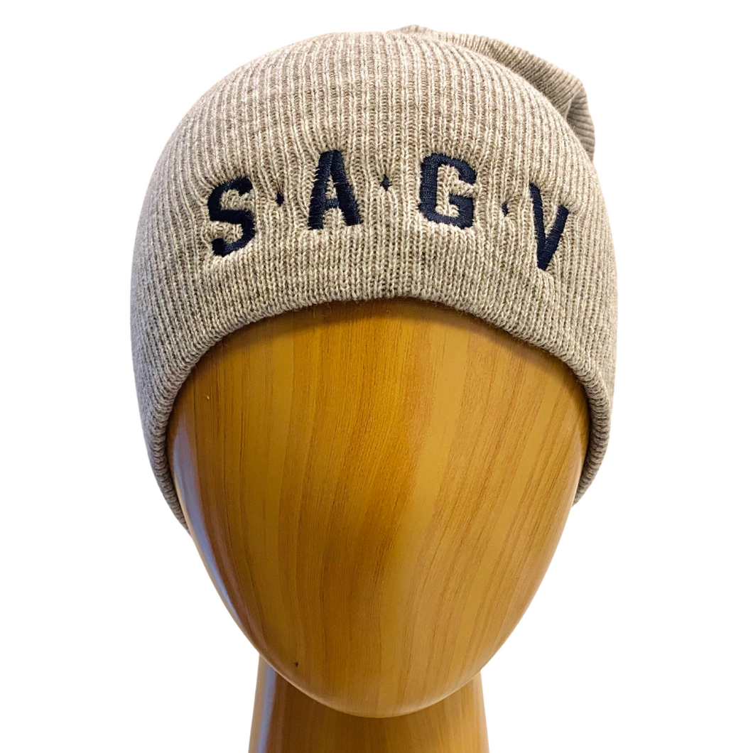 Sage and Madison SAGV Beanie | Gray/Navy