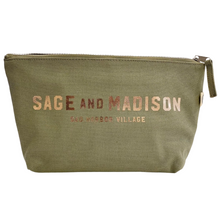 Load image into Gallery viewer, Sage and Madison Sage Zip Pouch
