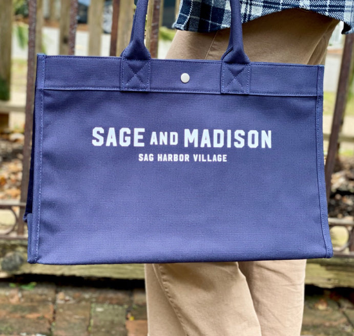 Sage and Madison Tote | Navy