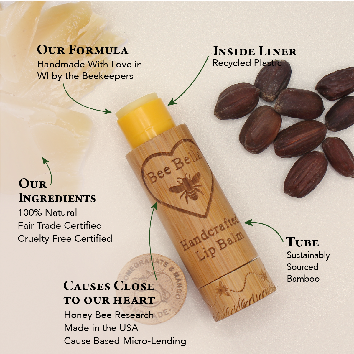 Pomegranate Mango Lip Balm  |  6 Pack