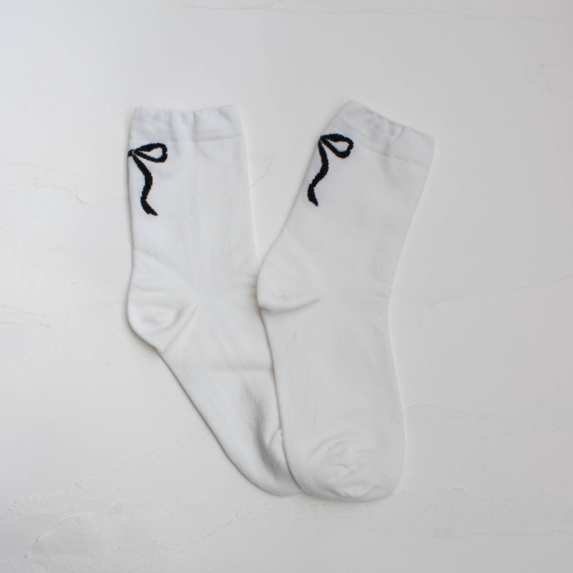 Women's Holiday Ribbon Bow Casual Socks