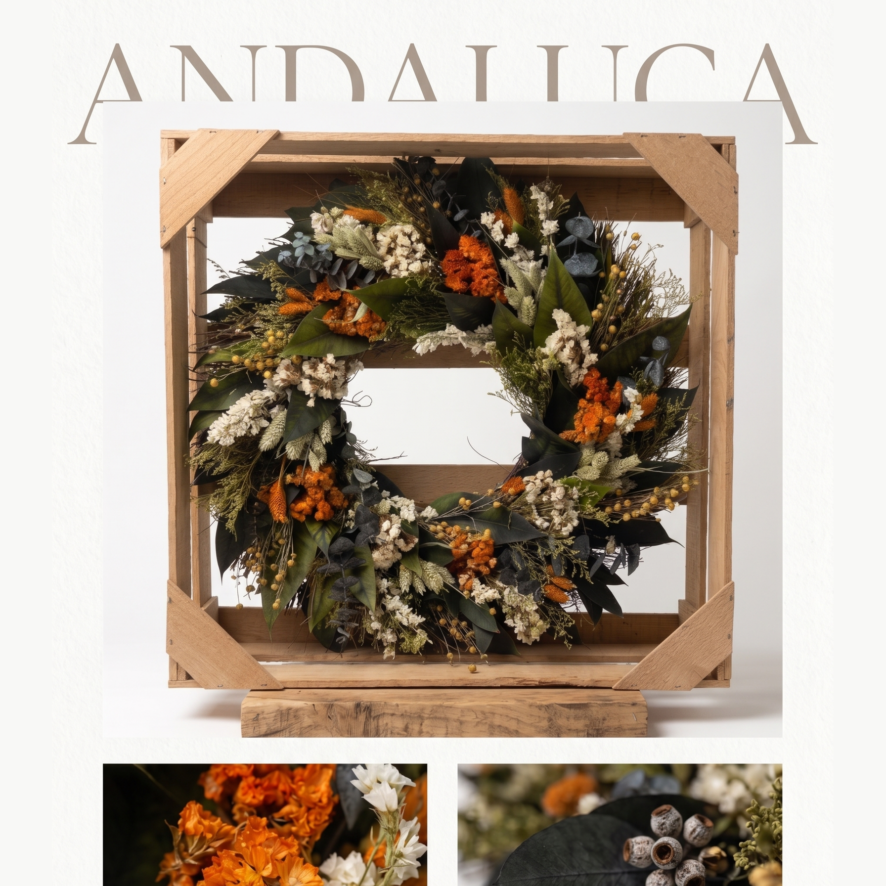 ANDALUCA Saratoga Fall Wreath