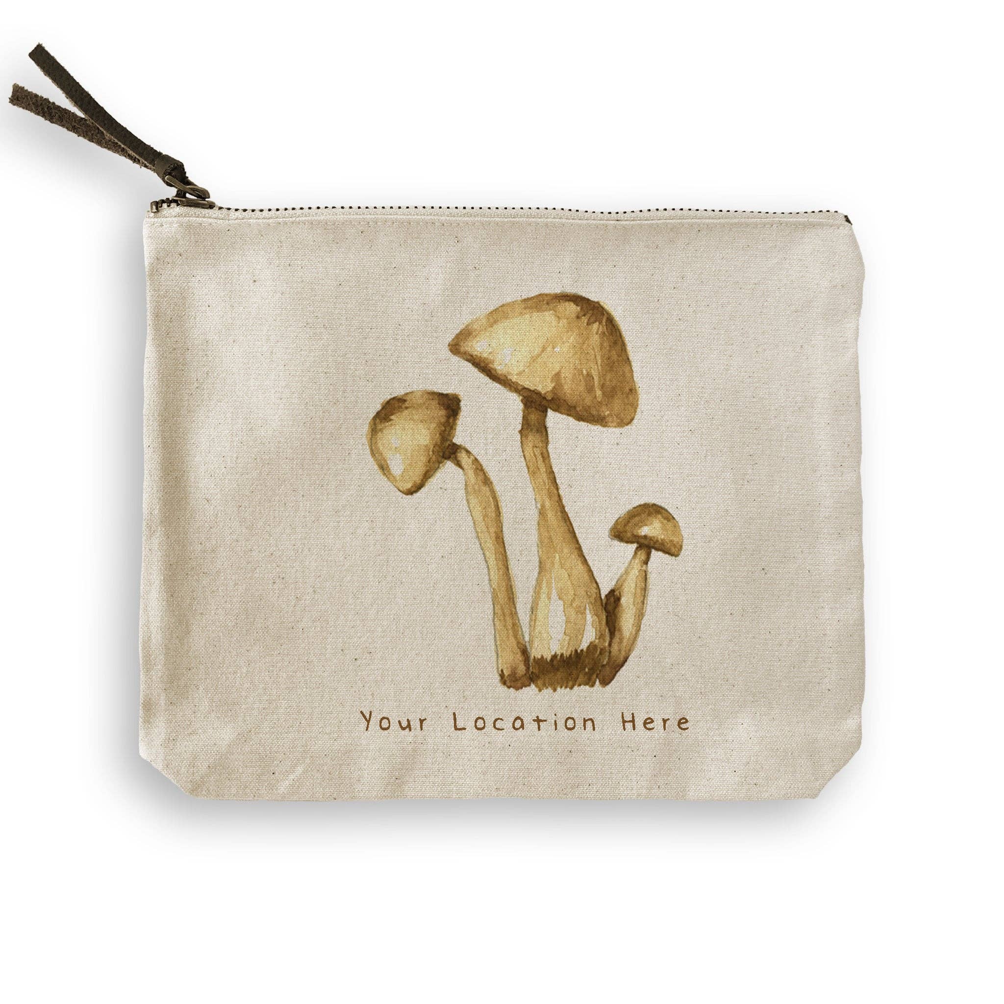 Three Mushrooms with Location