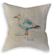 Load image into Gallery viewer, Seagull with Welcome to the Beach
