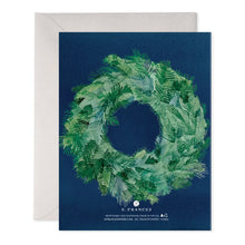 Load image into Gallery viewer, Season&#39;s Greens | Wreath Christmas Greeting Card
