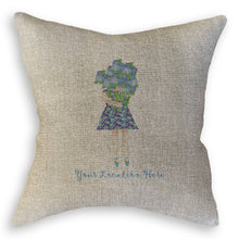 Load image into Gallery viewer, Lady with Hydrangeas and Location
