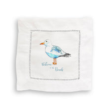 Load image into Gallery viewer, Seagull with Welcome to the Beach
